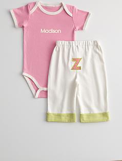 baby one piece + cutey booty pant