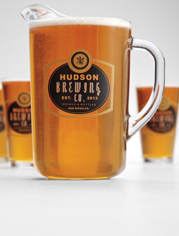 personalized barley pitcher