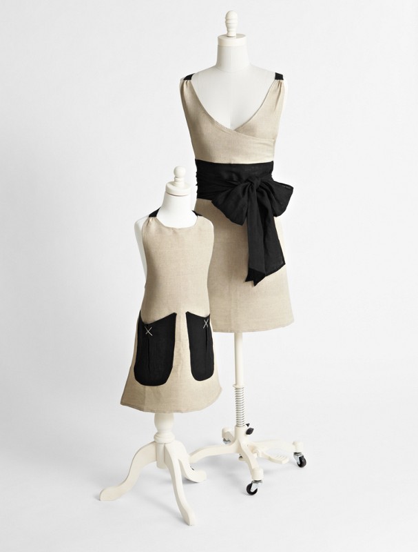 mother + daughter aprons