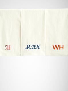 embroidered kitchen towels