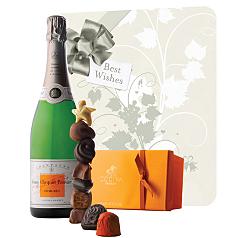 Veuve Clicquot Demi-Sec & Godiva Chocolates Wedding Gift Set