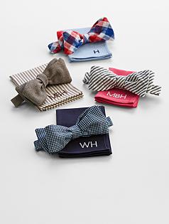 zb savoy gentlemen's bow tie set