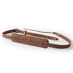 whipping + post vintage guitar strap - brown