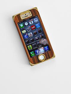 exovault brass ebony composite iphone 5 case