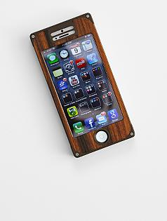 exovault bronze aluminum pau ferro iphone 5 case