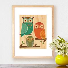 children's wooden wall art