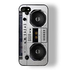 retro boombox iPhone case