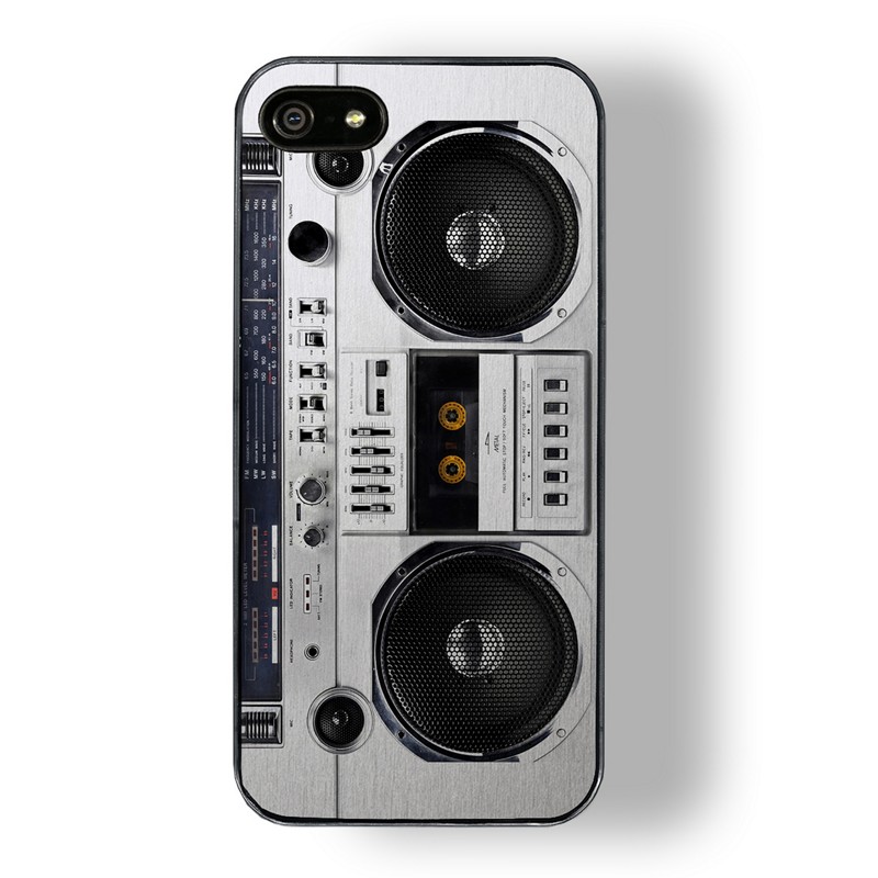 retro boombox iPhone case