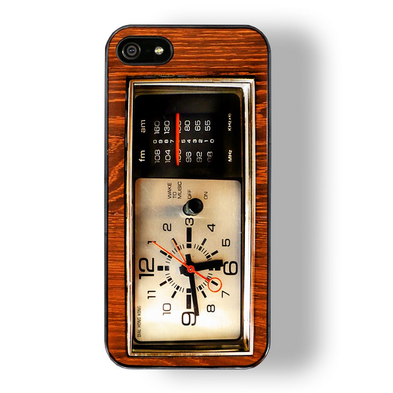 retro old timer radio iPhone case