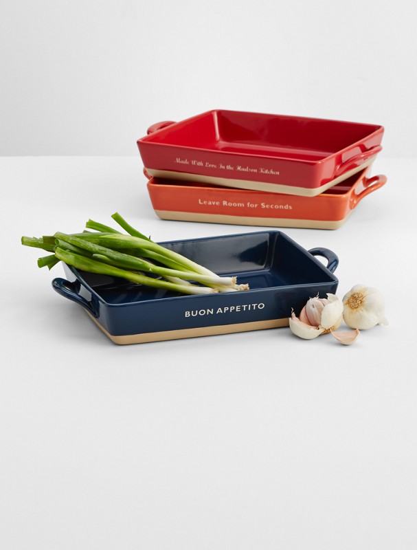 rectangular stoneware baking dish