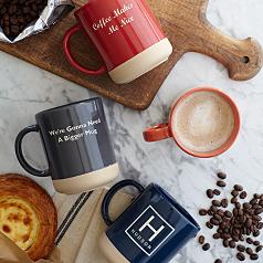 personalized stoneware mug