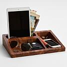 wood tray valet