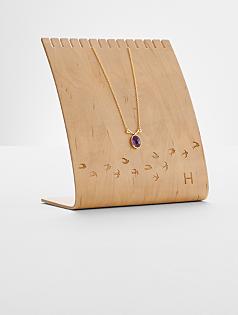 wood jewelry display
