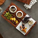 acacia wood entertaining tray set