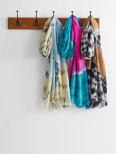 cashmere tie dye scarf