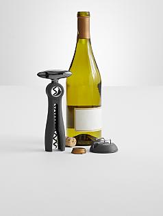 cork screw + foil cutter