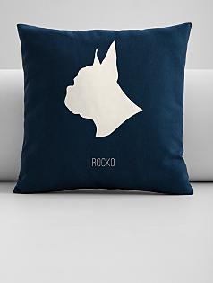 personalized pet portrait throw pillow cover