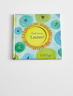 personalized God loves you storybook