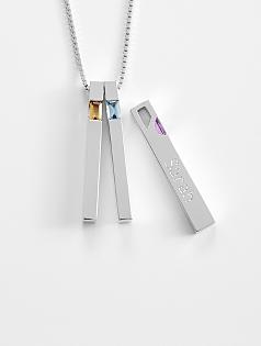 personalized milestones necklace