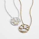 hidden message family necklace