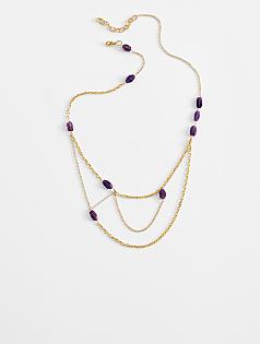 nugaard iolite drape necklace