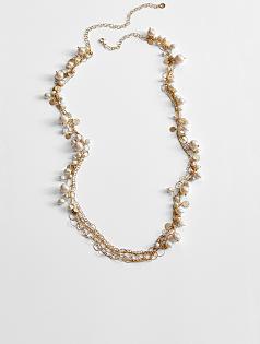 mabel chong draped chain freshwater pearl necklace