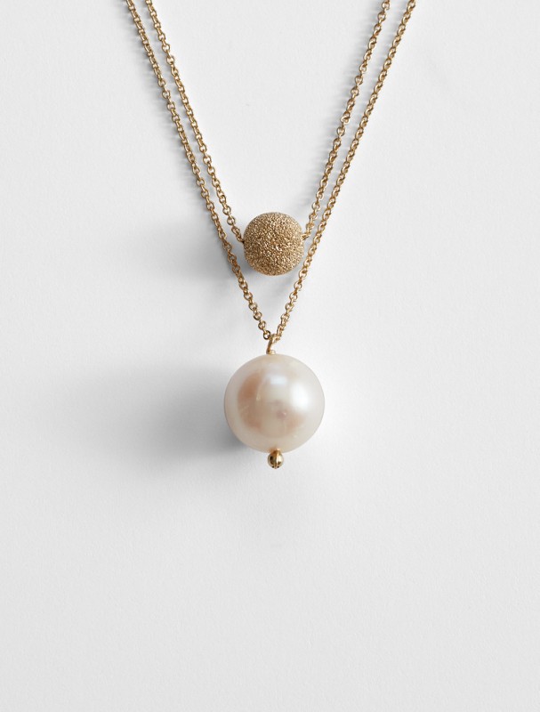 mabel chong stardust bead pearl necklace