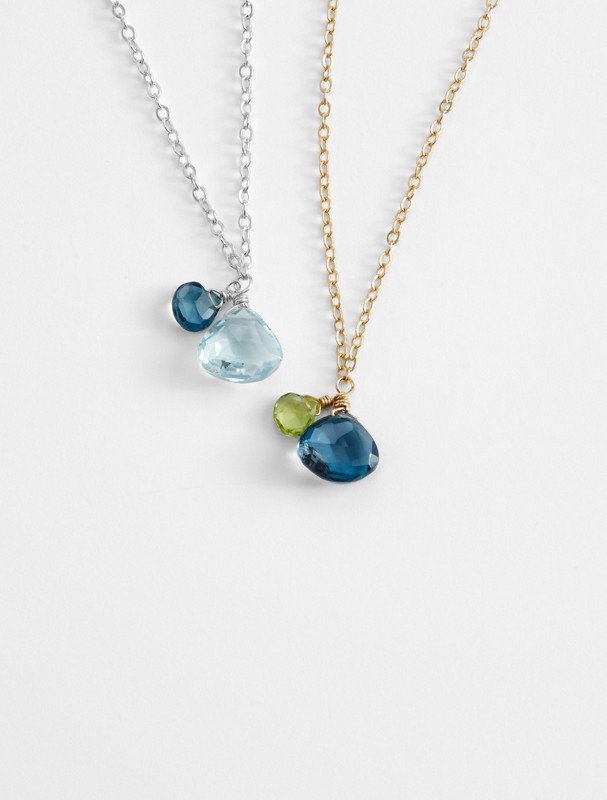 erin gallagher violet birthstone necklace