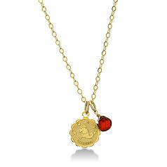 erin gallagher mary catherine zodiac birthstone necklace