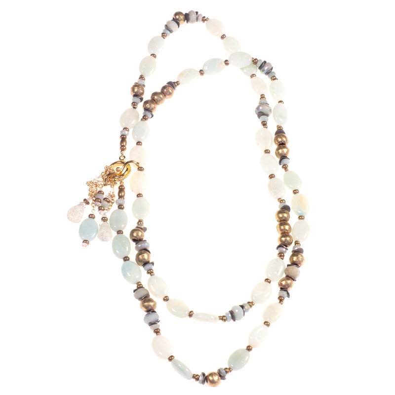opal ovals necklace
