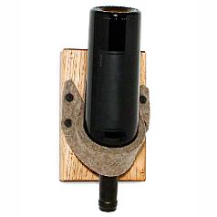 single bottle felt wine rack
