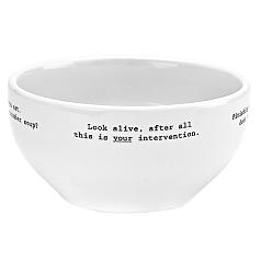fishs eddy intervention-ware cereal bowl