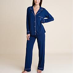 eberjey giselle long sleeve pajama set