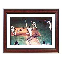 mookie wilson + bill buckner autographed photo