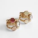 stacking gemstone ring