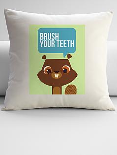 personalized good manners throw pillow cover