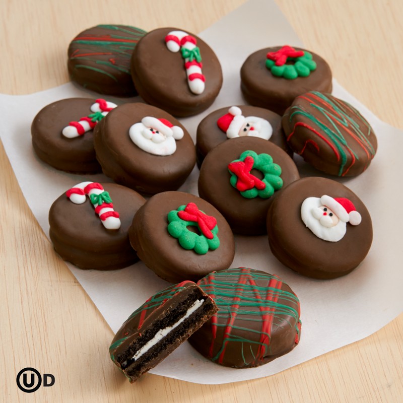 Christmas Chocolate Covered Oreo® Cookies