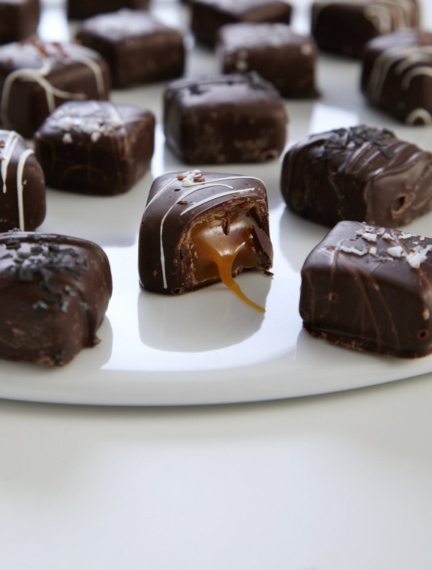 premium salted caramels