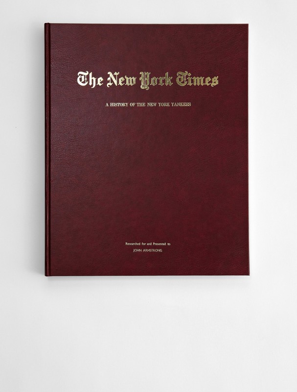personalized sports new york times book