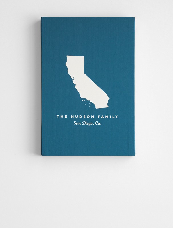 personalized states wall art