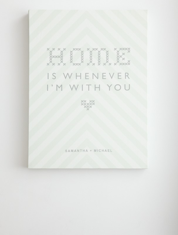 personalized home is... wall art