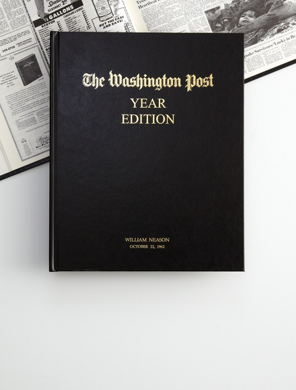 personalized washington post book - year edition