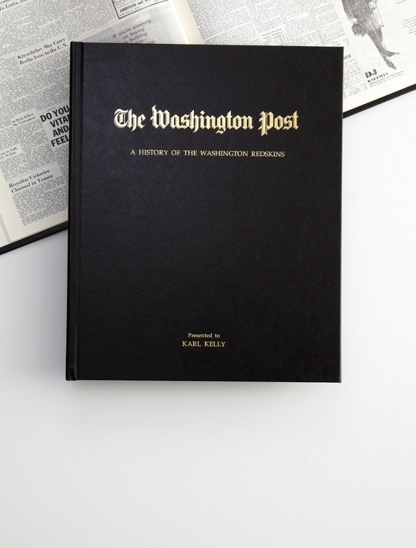 personalized washington post sports book