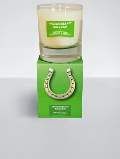 aromatherapy solution candle - good luck
