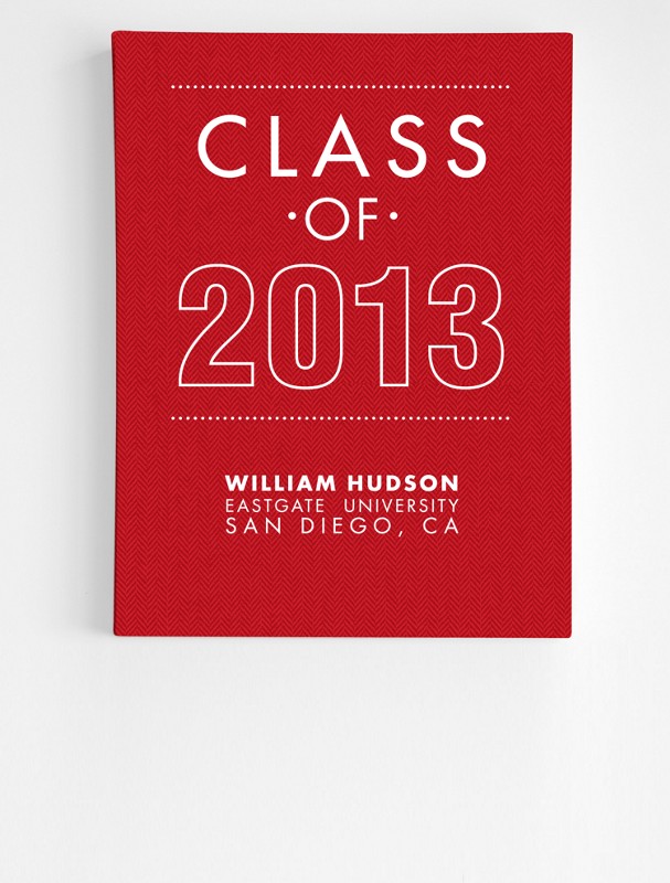 personalized class of 2013 wall art