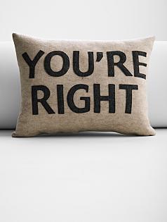 eco pillow - you're right