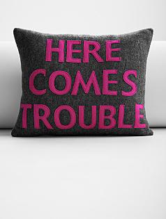 eco pillow - here comes trouble