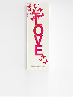 personalized love is in the air wall art