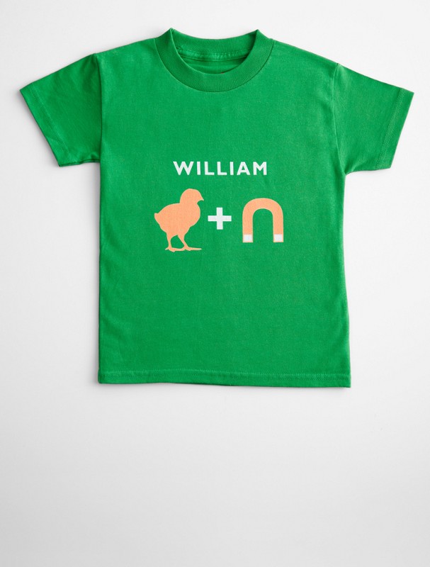 personalized chick magnet kid's t-shirts