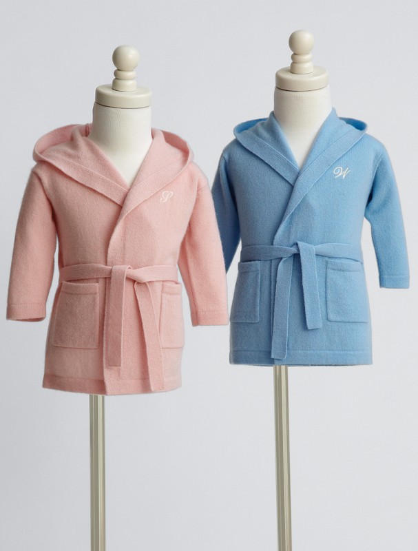 cashmere baby robe